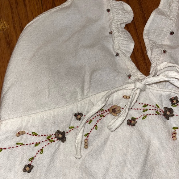 Dainty beaded floral sun dress - Picture 1 of 4